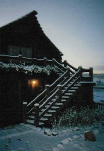 Big House in snow - 1989