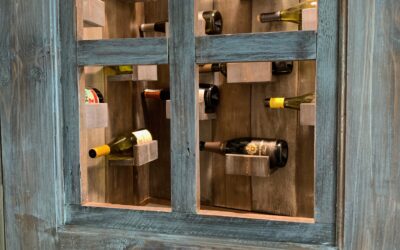 This door makes the difference! Is it a wine room? Or is it a Dog Kennel?