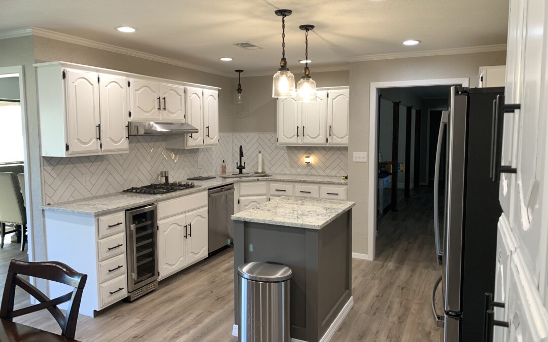 Painted Cabinets Before the Baby Arrives!